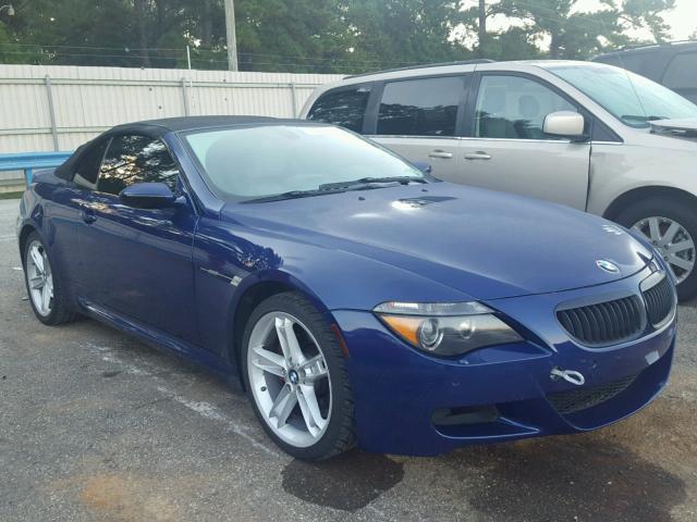 WBSEK93577CY78456 - 2007 BMW M6 BLUE photo 1