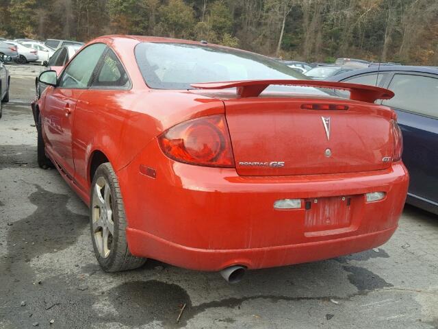 1G2AN18B377189475 - 2007 PONTIAC G5 GT RED photo 3