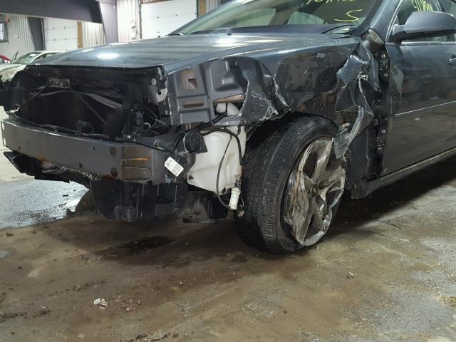 1G1ZH57B48F221428 - 2008 CHEVROLET MALIBU 1LT გრაფიტი ფოტო 9