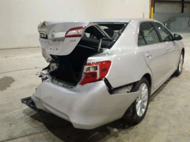 4T4BF1FK8DR301377 - 2013 TOYOTA CAMRY L SILVER photo 4