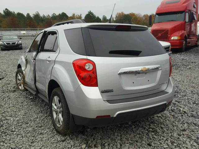 2GNALDEK7D6109850 - 2013 CHEVROLET EQUINOX LT SILVER photo 3