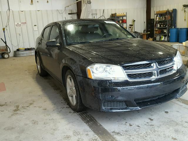 1C3CDZAB7DN566692 - 2013 DODGE AVENGER SE BLACK photo 1