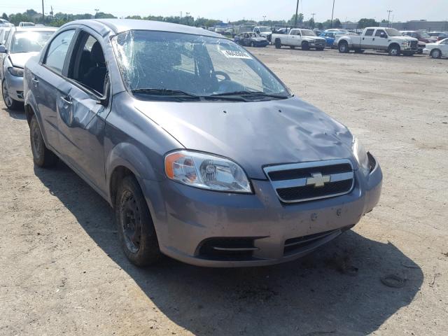 KL1TD5DEXBB196497 - 2011 CHEVROLET AVEO LS GRAY photo 1