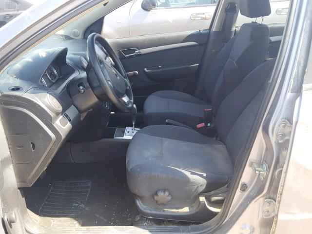 KL1TD5DEXBB196497 - 2011 CHEVROLET AVEO LS GRAY photo 5