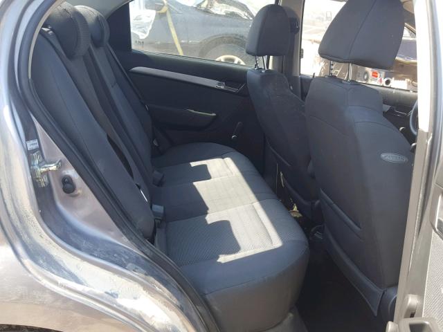 KL1TD5DEXBB196497 - 2011 CHEVROLET AVEO LS GRAY photo 6