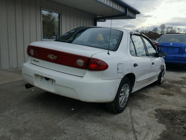 1G1JC52F547155112 - 2004 CHEVROLET CAVALIER WHITE photo 4