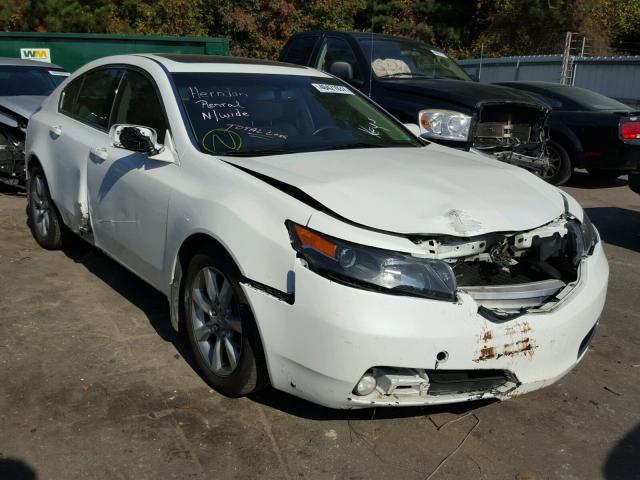 19UUA8F2XCA038633 - 2012 ACURA TL WHITE photo 1