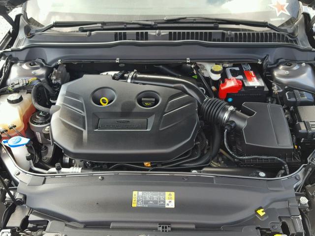 3FA6P0K90ER155243 - 2014 FORD FUSION TIT GRAY photo 7