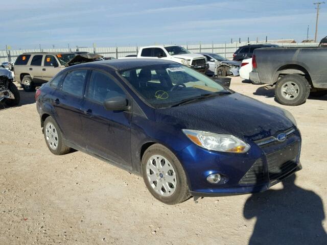 1FAHP3F21CL157652 - 2012 FORD FOCUS SE BLUE photo 1