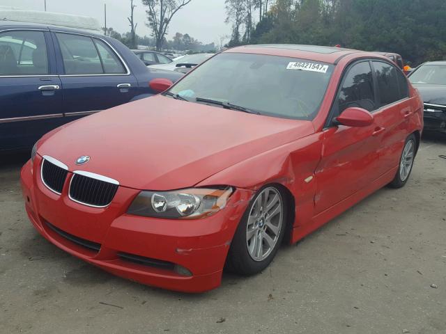 WBAVB13546KX34633 - 2006 BMW 325 I RED photo 2