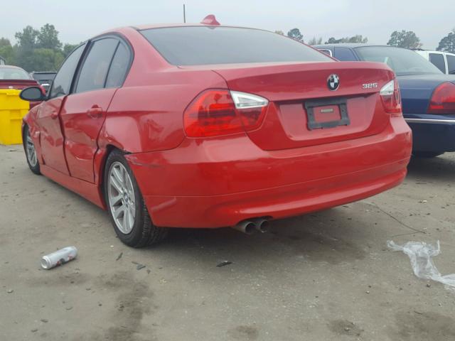 WBAVB13546KX34633 - 2006 BMW 325 I RED photo 3
