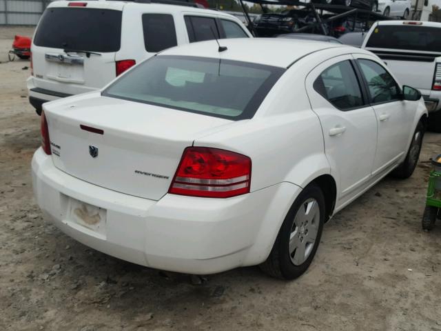 1B3LC46B29N532727 - 2009 DODGE AVENGER SE WHITE photo 4