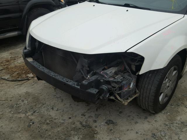 1B3LC46B29N532727 - 2009 DODGE AVENGER SE WHITE photo 9