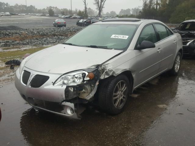 1G2ZG528054116502 - 2005 PONTIAC G6 SILVER photo 2