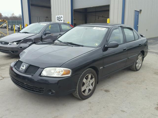 3N1CB51D16L624376 - 2006 NISSAN SENTRA 1.8 BLACK photo 2