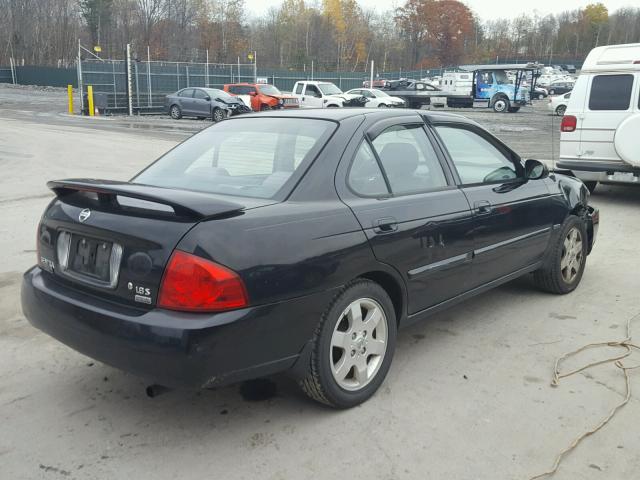 3N1CB51D16L624376 - 2006 NISSAN SENTRA 1.8 BLACK photo 4