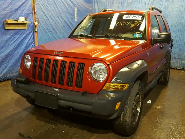 1J4GL38K66W232177 - 2006 JEEP LIBERTY RE RED photo 2