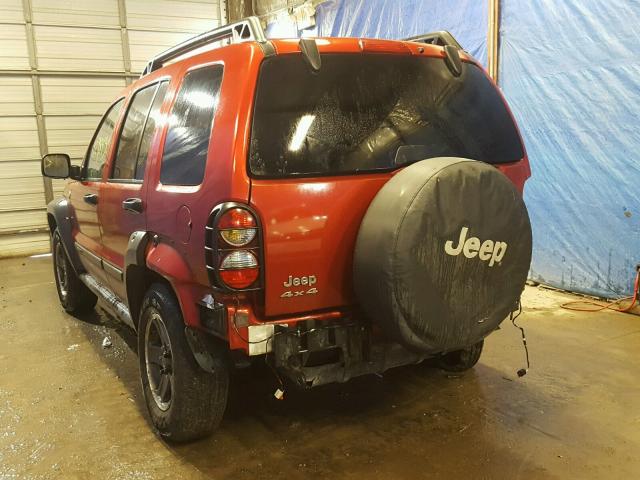 1J4GL38K66W232177 - 2006 JEEP LIBERTY RE RED photo 3