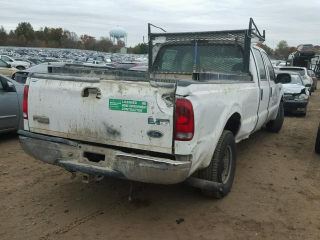 1FTSW30P94ED15331 - 2004 FORD F350 SRW S WHITE photo 4