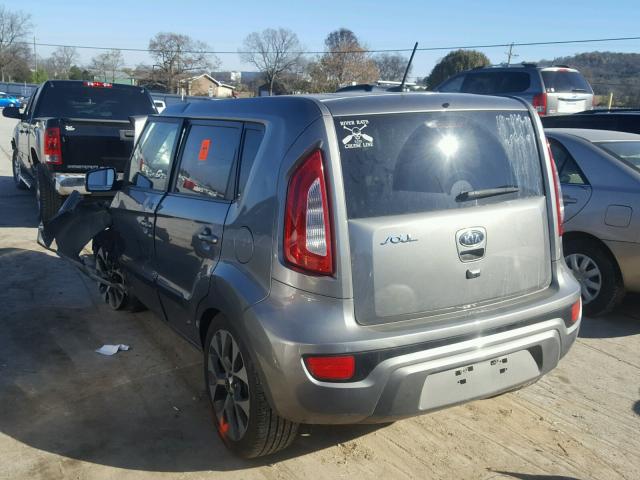 KNDJT2A69C7410902 - 2012 KIA SOUL + GRAY photo 3