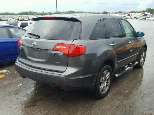 2HNYD28238H534863 - 2008 ACURA MDX CHARCOAL photo 4