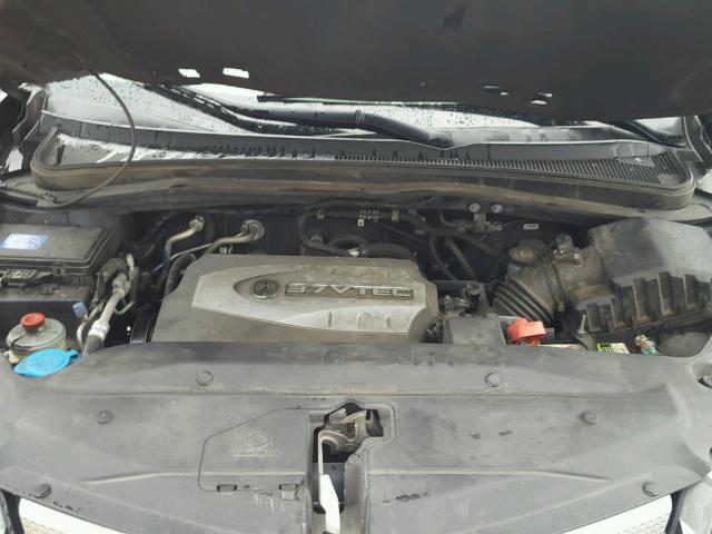 2HNYD28238H534863 - 2008 ACURA MDX CHARCOAL photo 7