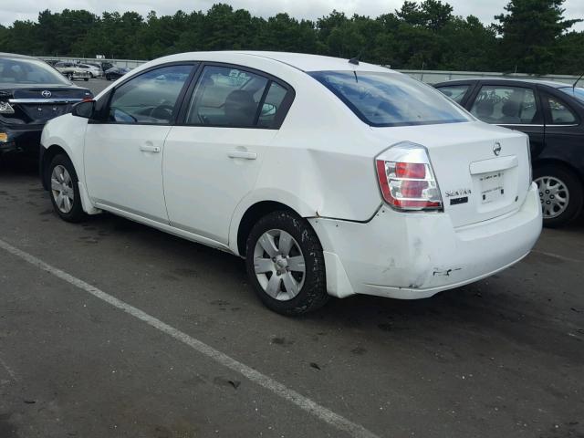 3N1AB61E98L620505 - 2008 NISSAN SENTRA 2.0 WHITE photo 3