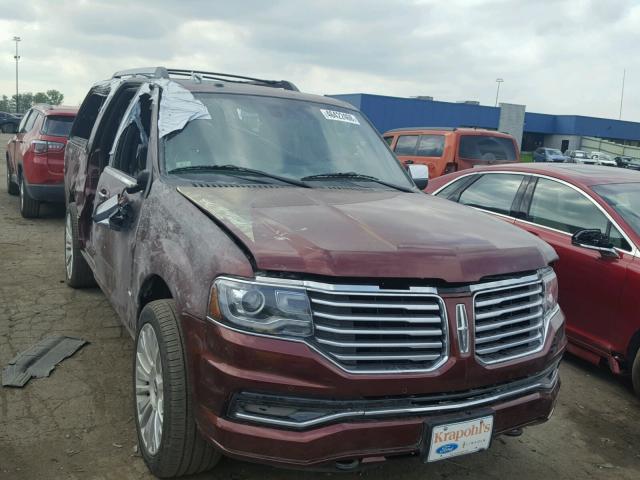 5LMJJ3JT4FEJ00358 - 2015 LINCOLN NAVIGATOR BURGUNDY photo 1