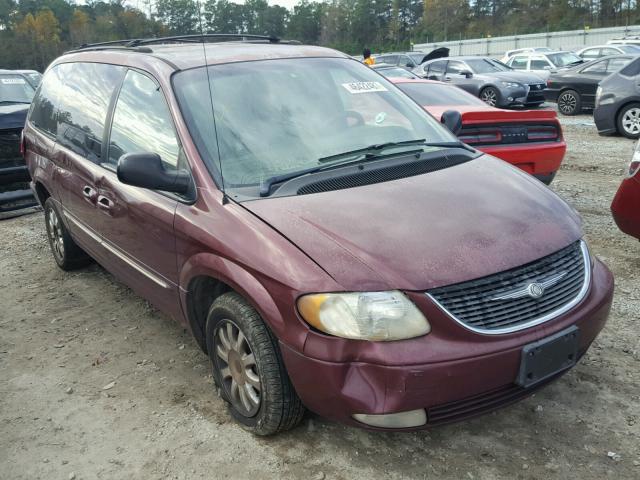 2C8GP54LX2R700286 - 2002 CHRYSLER TOWN & COU BURGUNDY photo 1