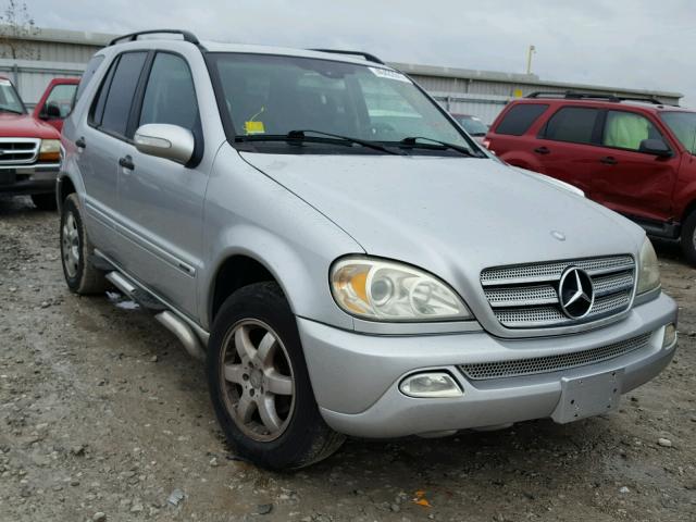 4JGAB57E93A452648 - 2003 MERCEDES-BENZ ML 350 SILVER photo 1