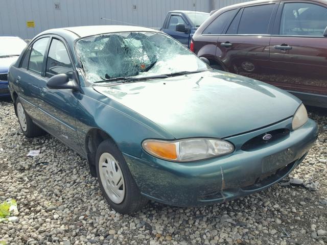 1FAFP13P8XW107525 - 1999 FORD ESCORT SE GREEN photo 1