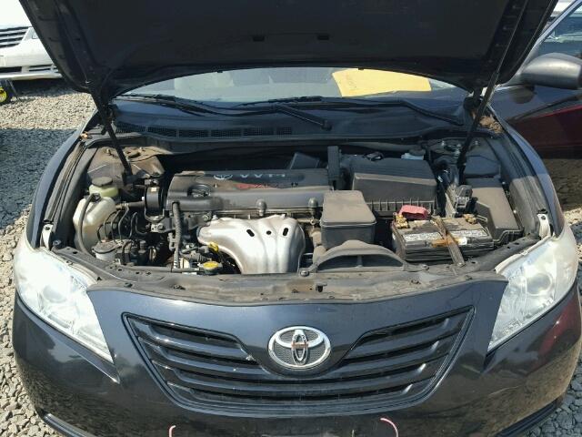 4T1BE46K47U552710 - 2007 TOYOTA CAMRY NEW BLACK photo 7