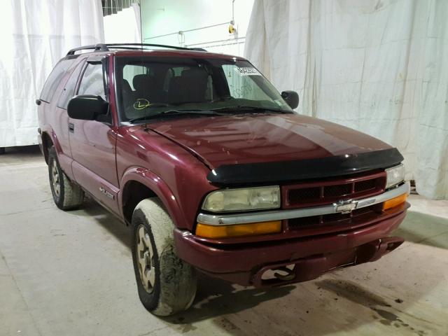 1GNCT18X33K138238 - 2003 CHEVROLET BLAZER RED photo 1