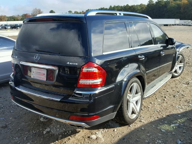 4JGBF8GEXAA587726 - 2010 MERCEDES-BENZ GL BLACK photo 4