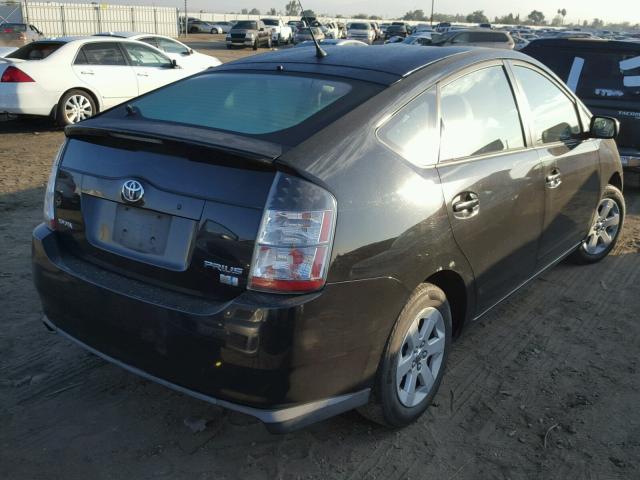 JTDKB20U153100082 - 2005 TOYOTA PRIUS BLACK photo 4