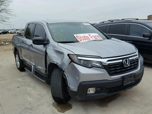 5FPYK2F23HB004095 - 2017 HONDA RIDGELINE GRAY photo 1