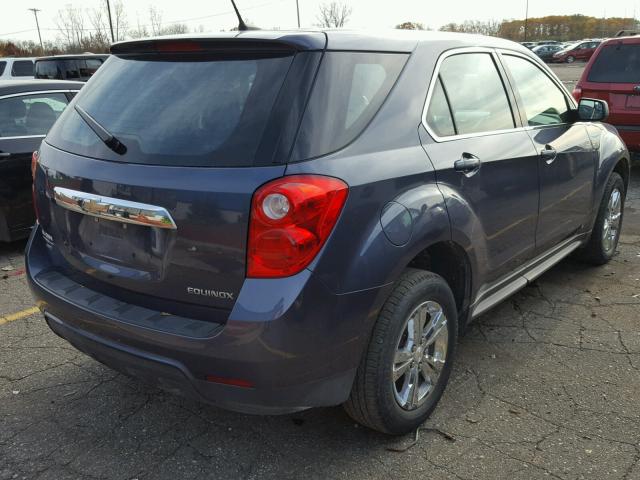 2GNFLEEK0E6202741 - 2014 CHEVROLET EQUINOX LS BLUE photo 4