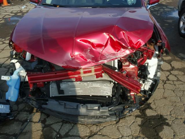 3LN6L2J9XGR618524 - 2016 LINCOLN MKZ RED photo 7