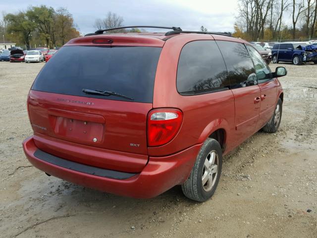 2D4GP44L86R860462 - 2006 DODGE GRAND CARA RED photo 4