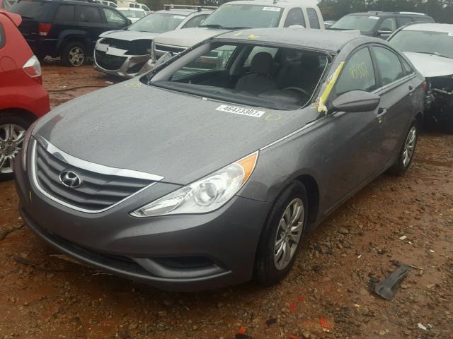 5NPEB4AC9BH021631 - 2011 HYUNDAI SONATA GLS GRAY photo 2