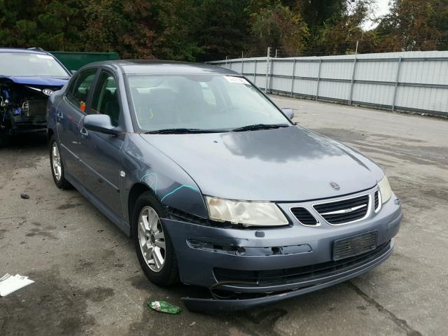 YS3FD46Y771012615 - 2007 SAAB 9-3 2.0T GRAY photo 1