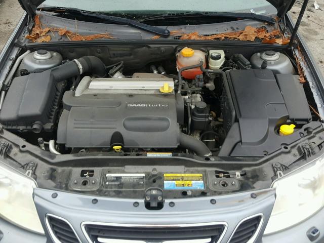 YS3FD46Y771012615 - 2007 SAAB 9-3 2.0T GRAY photo 7