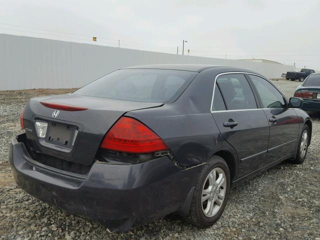 JHMCM563X7C010252 - 2007 HONDA ACCORD GRAY photo 4