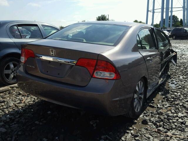 2HGFA1F91AH523173 - 2010 HONDA CIVIC EXL Boz foto 4