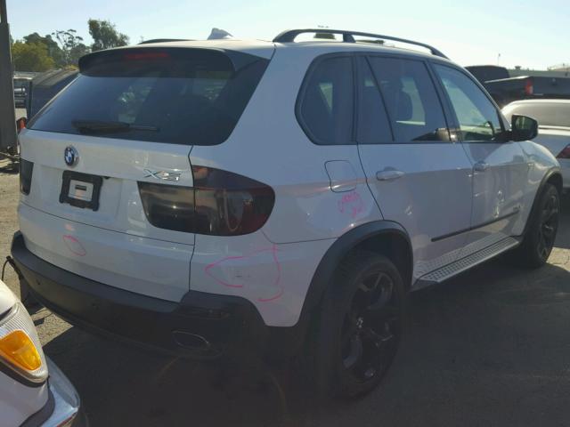 5UXFE83539L169439 - 2009 BMW X5 XDRIVE4 WHITE photo 4