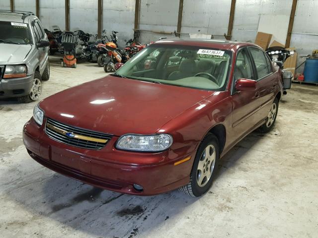 1G1NE52J13M570508 - 2003 CHEVROLET MALIBU LS RED photo 2