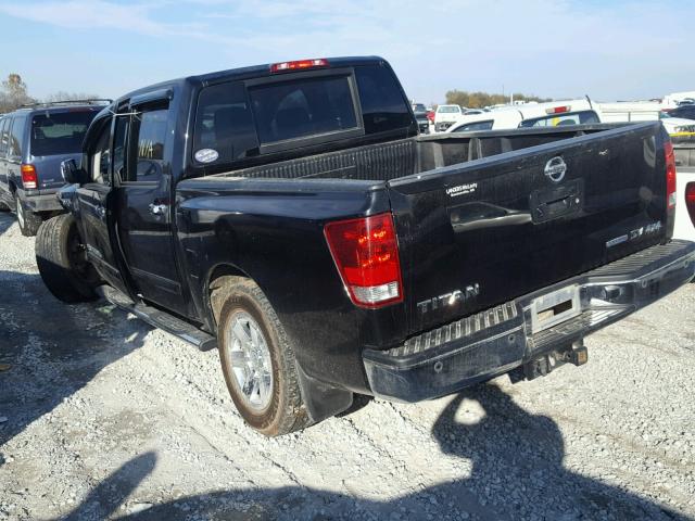 1N6BA0EC6EN502575 - 2014 NISSAN TITAN S BLACK photo 3