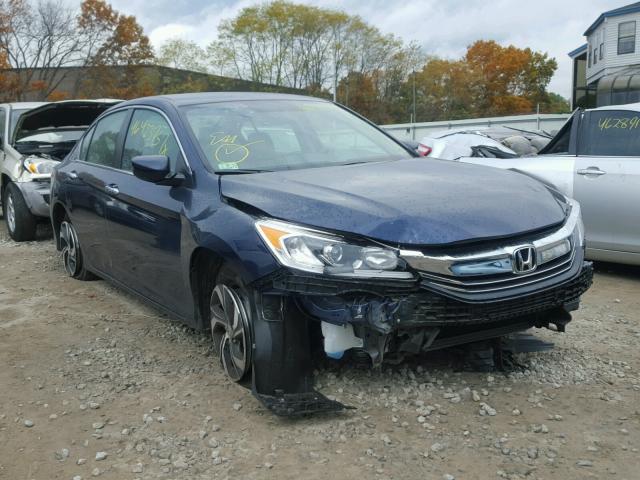 1HGCR2F37HA237138 - 2017 HONDA ACCORD BLUE photo 1