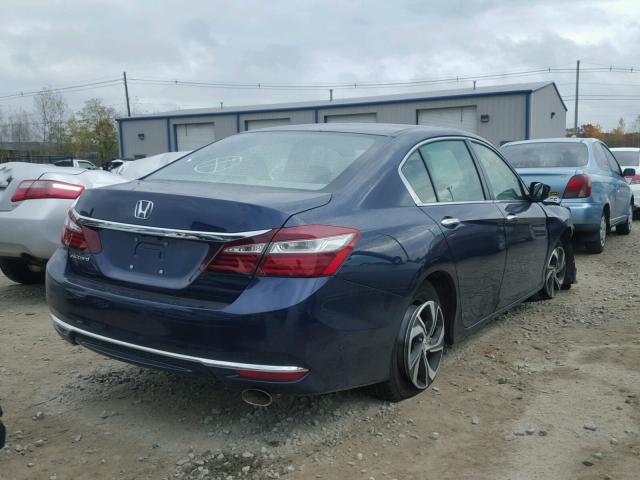 1HGCR2F37HA237138 - 2017 HONDA ACCORD BLUE photo 4