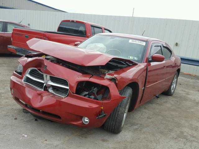 2B3KA53H18H185446 - 2008 DODGE CHARGER R/ RED photo 2